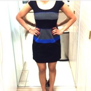 BCBGMaxaZaria color block dress